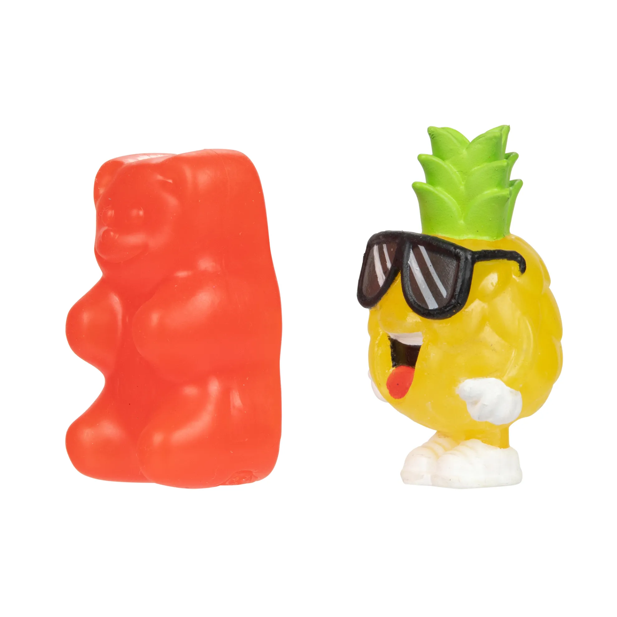 Red Gummi Bear & Pineapple Figure 2 Packs