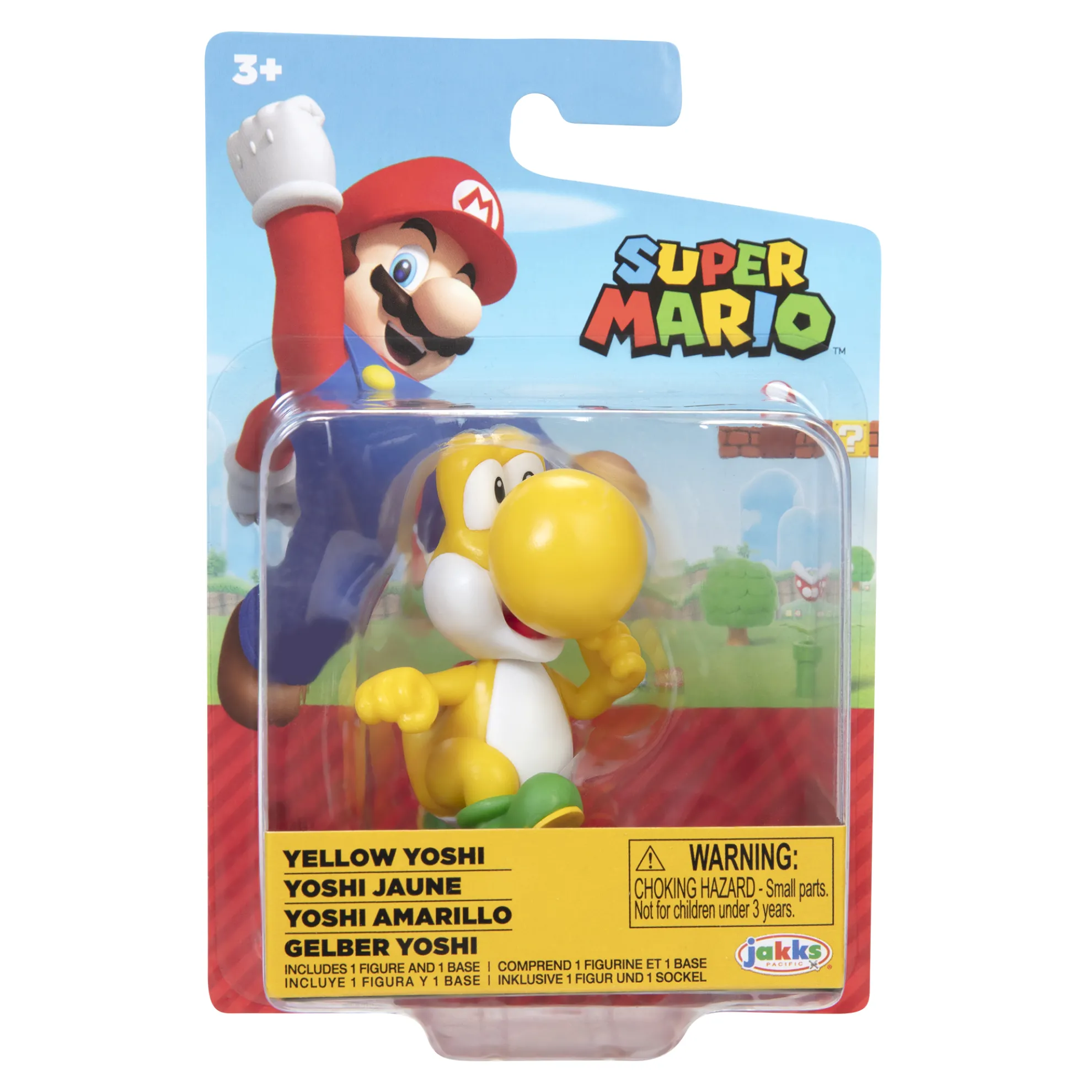 Running Yellow Yoshi 2.5-Inch Articulated Figure