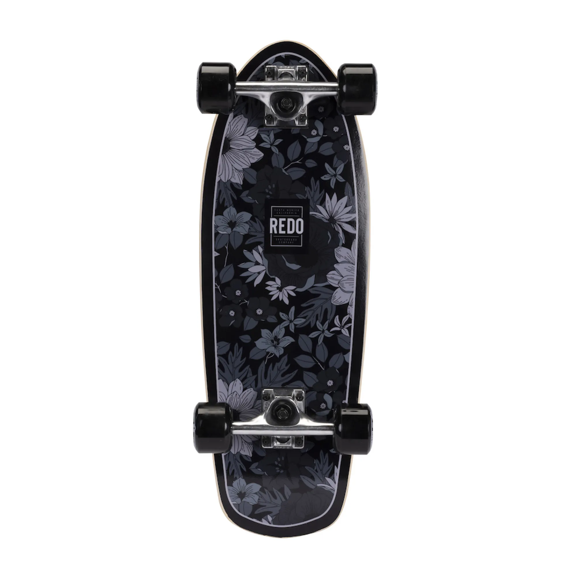 Shorty Cruiser Board (Black Floral)