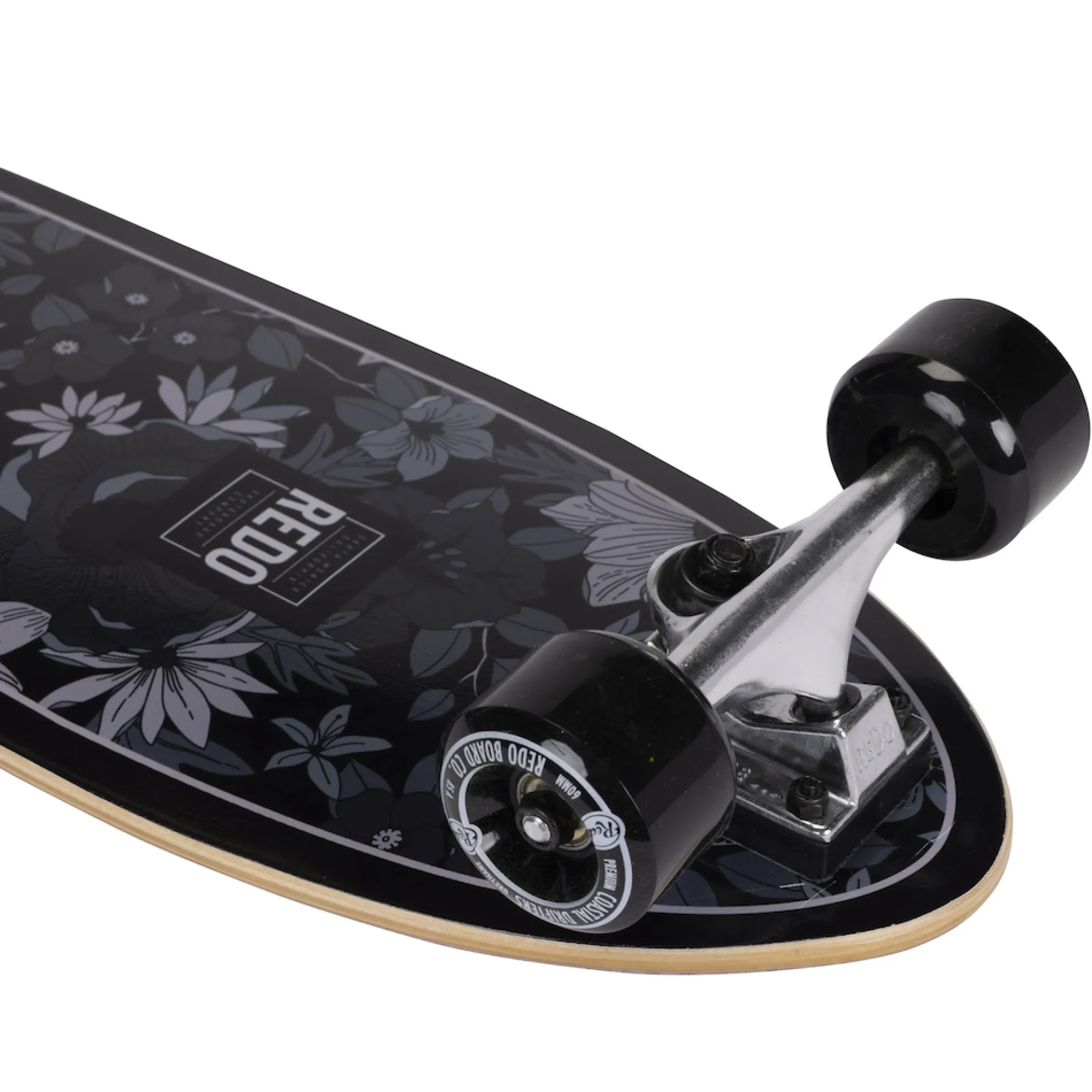 Shorty Cruiser Board (Black Floral)