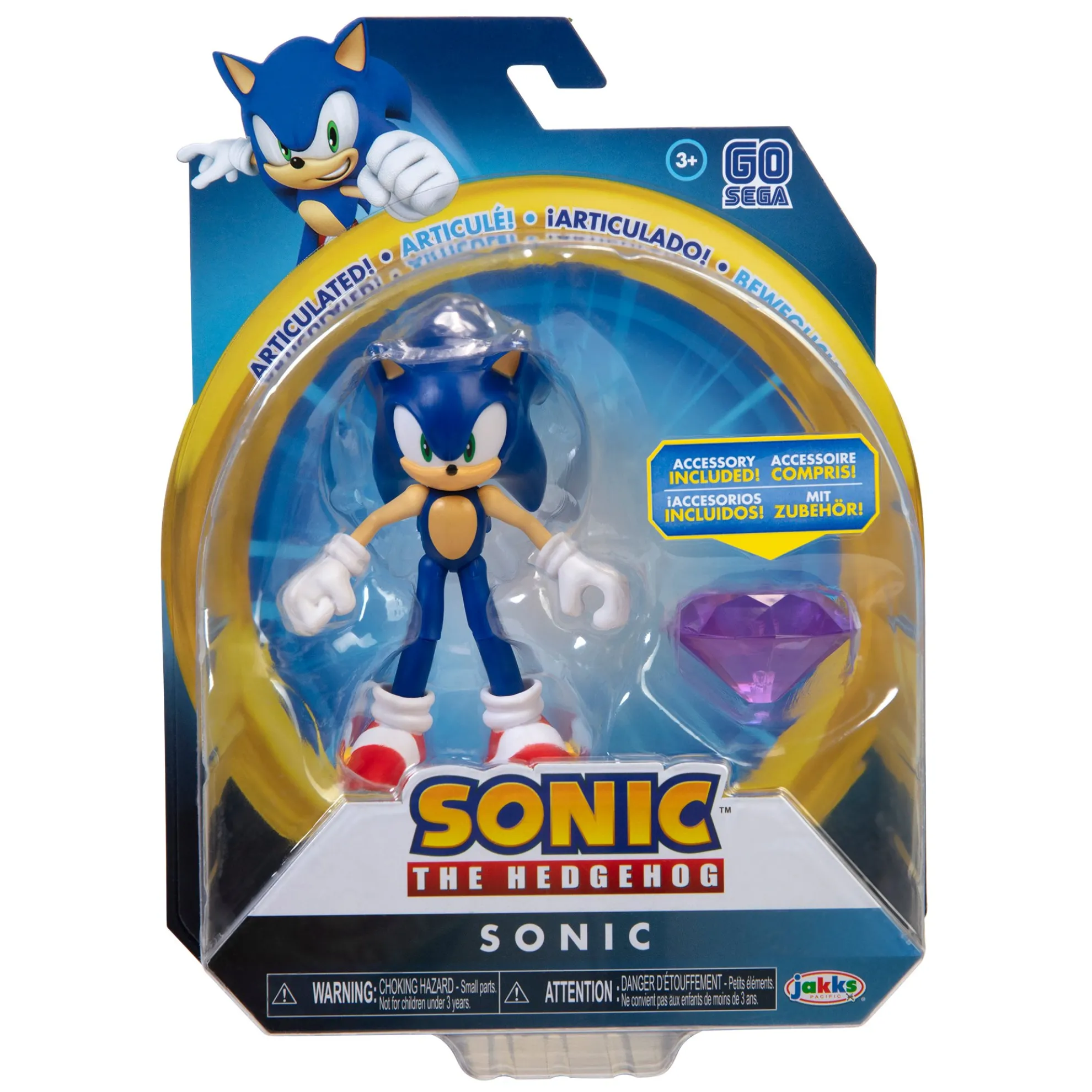 Sonic With Chaos Emerald 4-Inch Figure