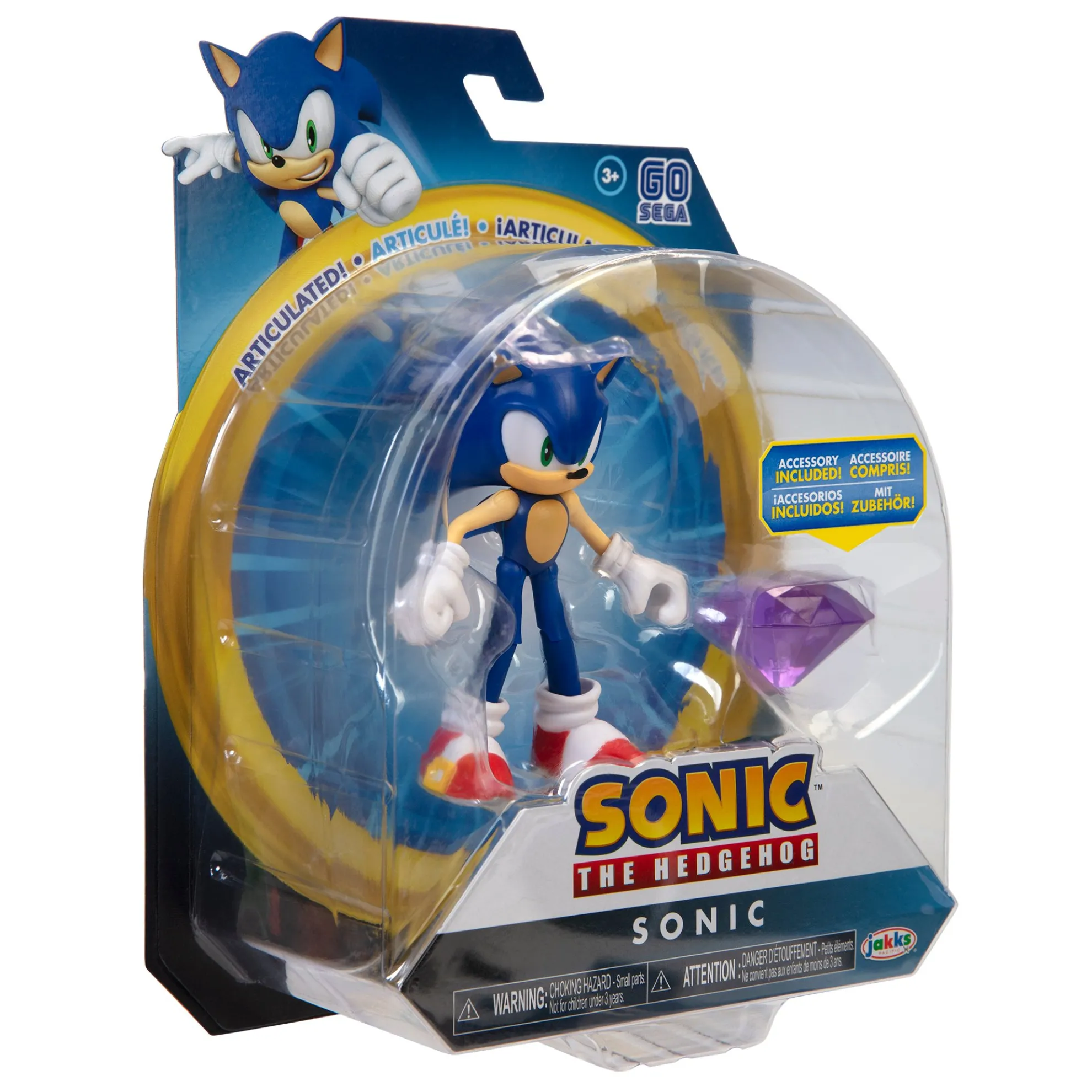 Sonic With Chaos Emerald 4-Inch Figure