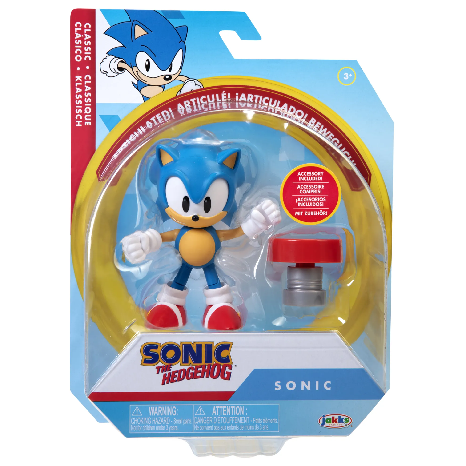 Sonic With Spring 4-Inch Figure