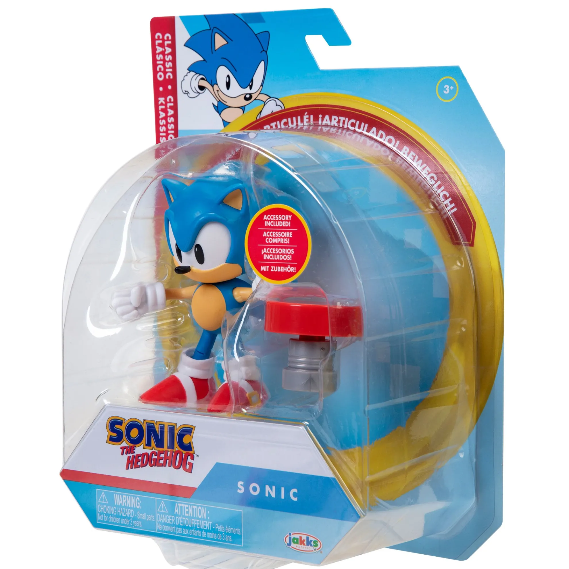 Sonic With Spring 4-Inch Figure