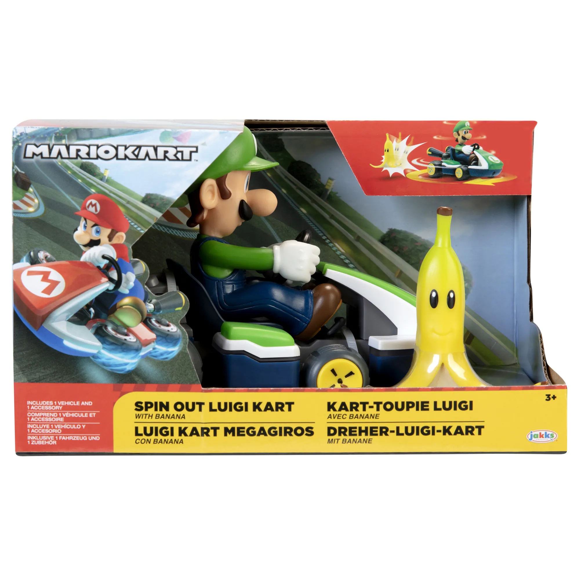 Spin Out Mario Kart With Luigi