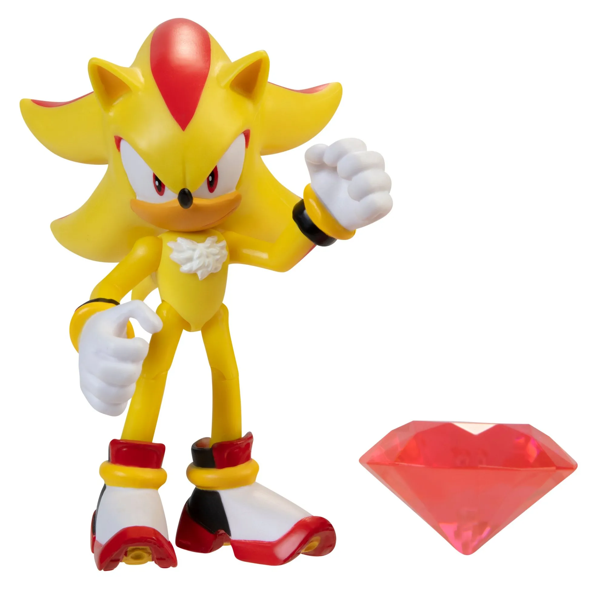Super Shadow With Chaos Emerald 4-Inch Figure