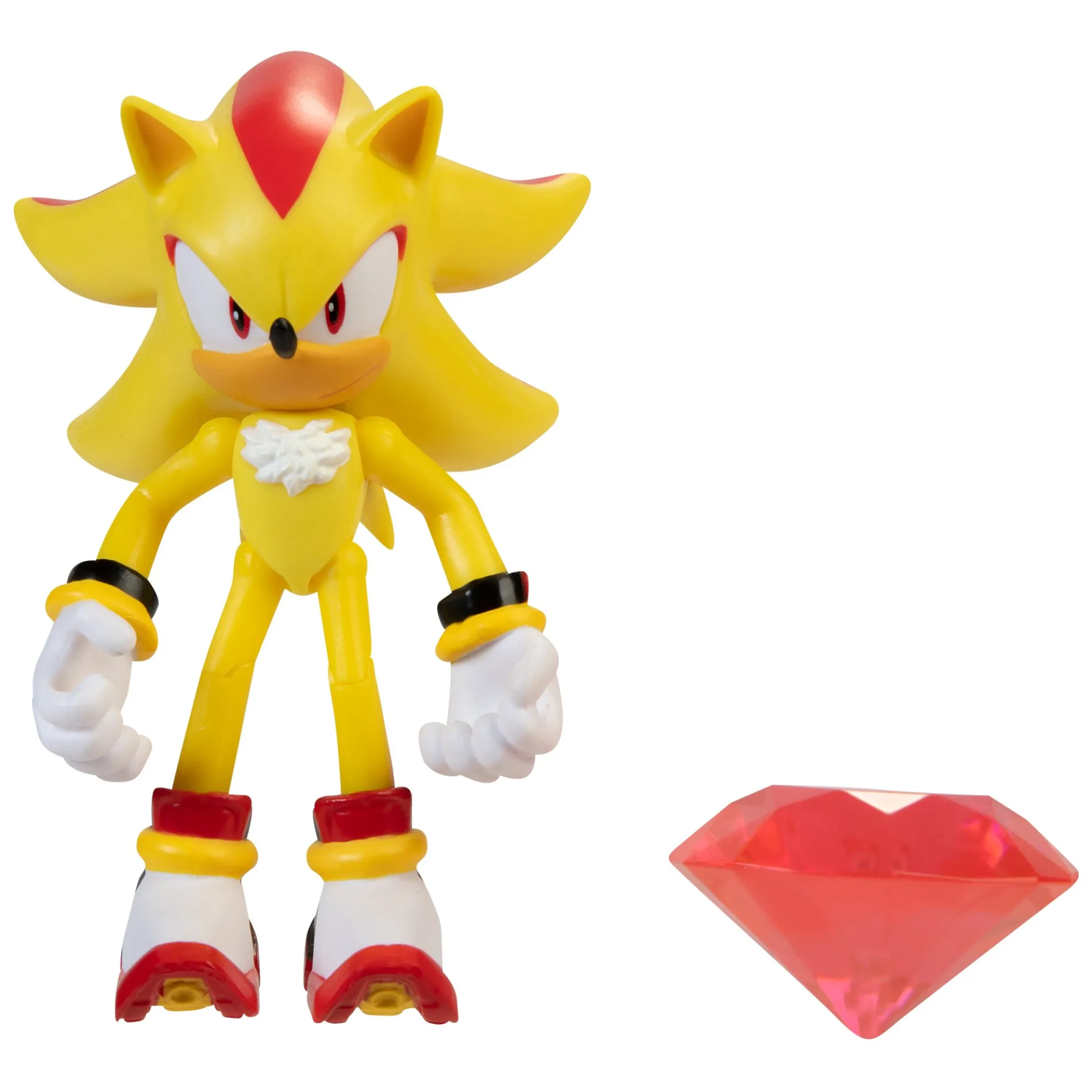 Super Shadow With Chaos Emerald 4-Inch Figure