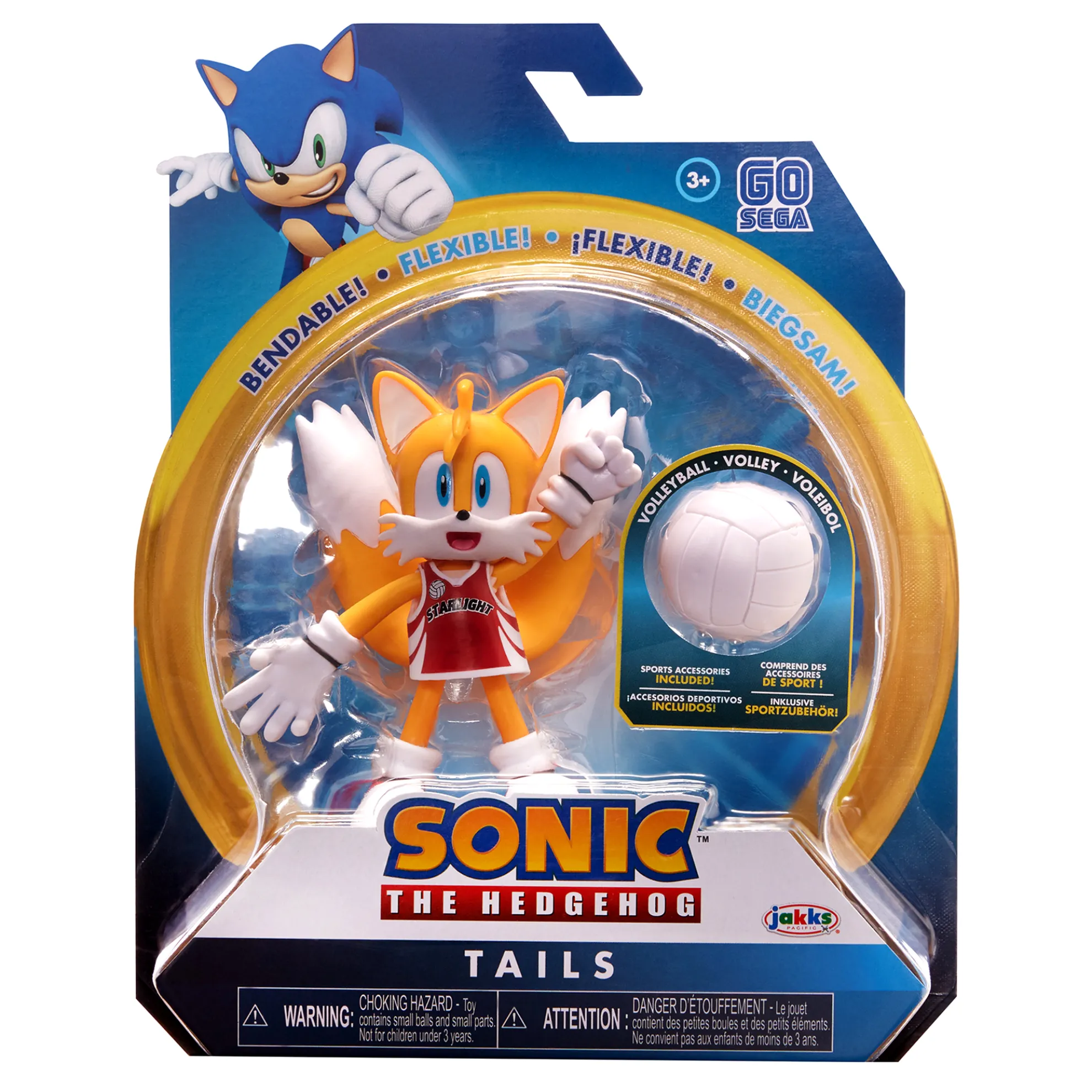 Tails With Volleyball 4-Inch Figure