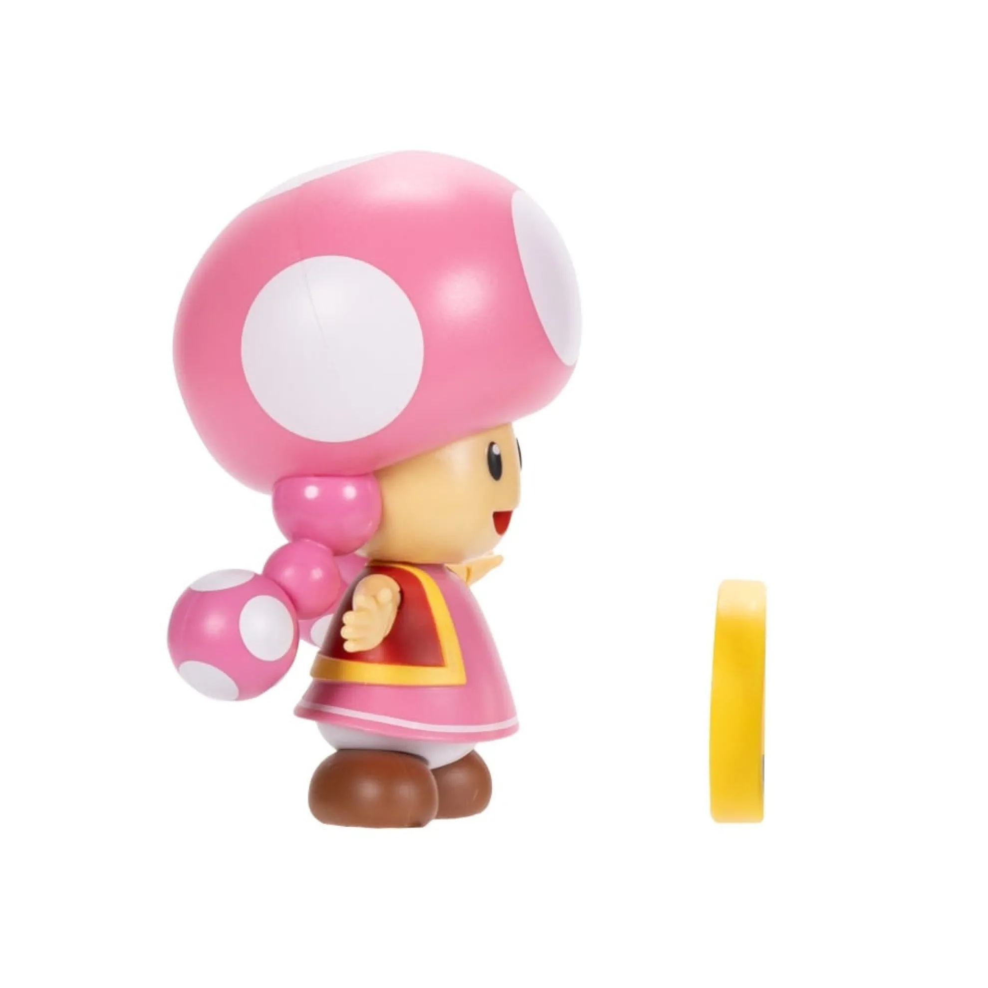 Toadette 4-Inch Articulated Figure With Coin