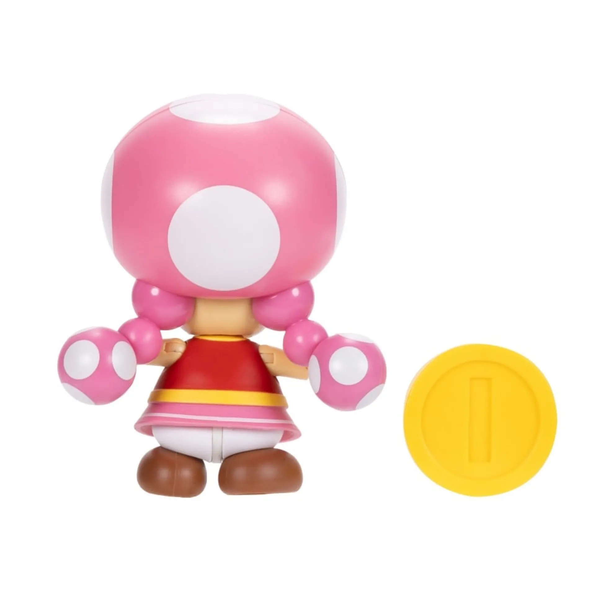 Toadette 4-Inch Articulated Figure With Coin