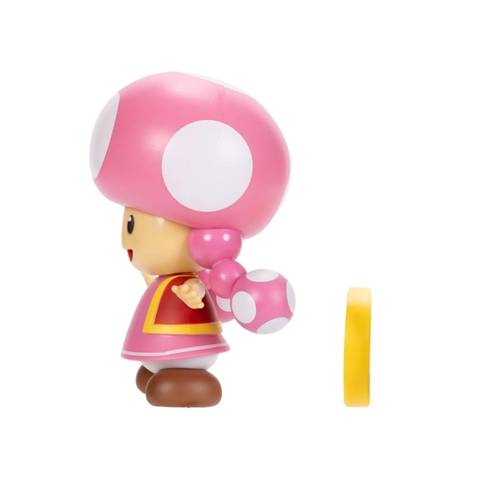 Toadette 4-Inch Articulated Figure With Coin