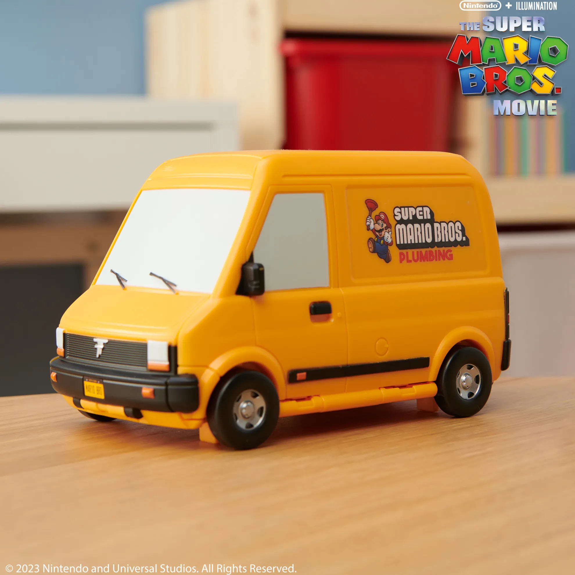 Van Playset With 1.25-Inch Mini Mario Figure