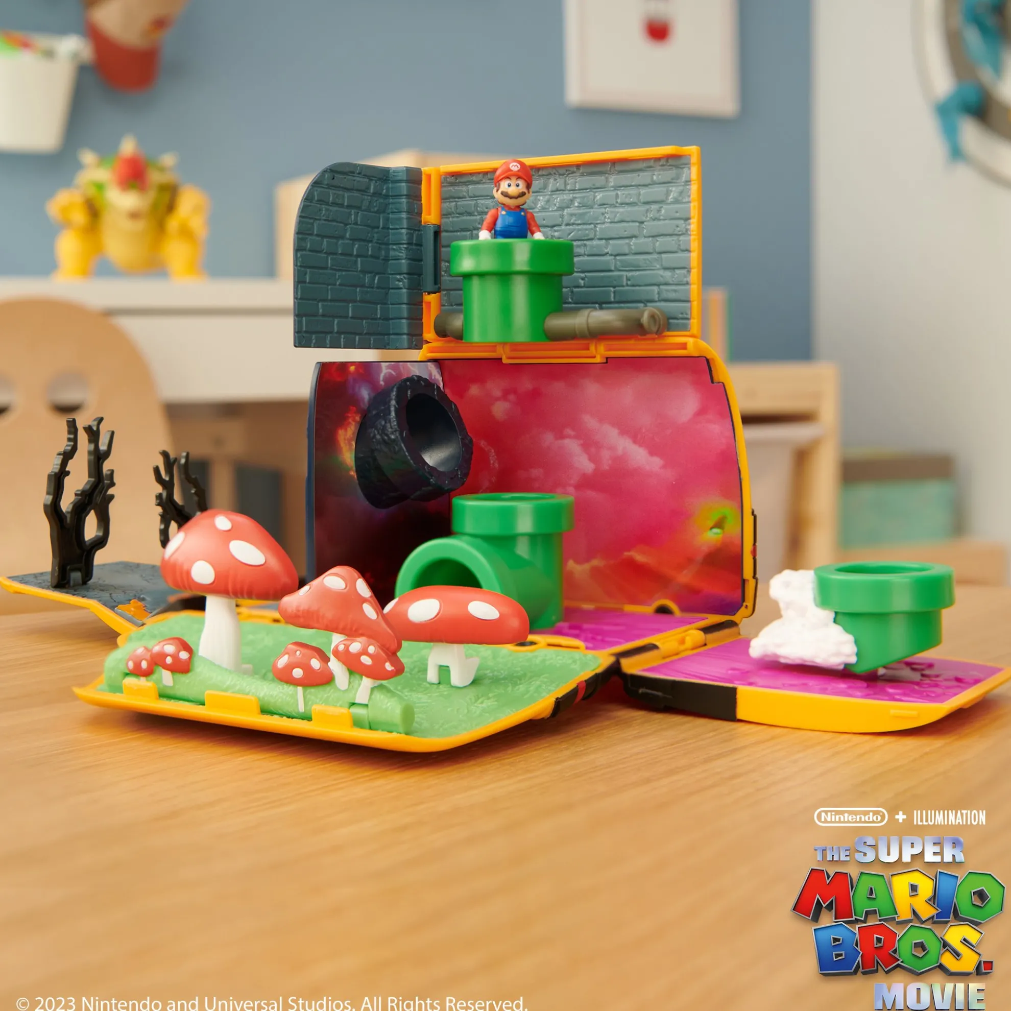 Van Playset With 1.25-Inch Mini Mario Figure