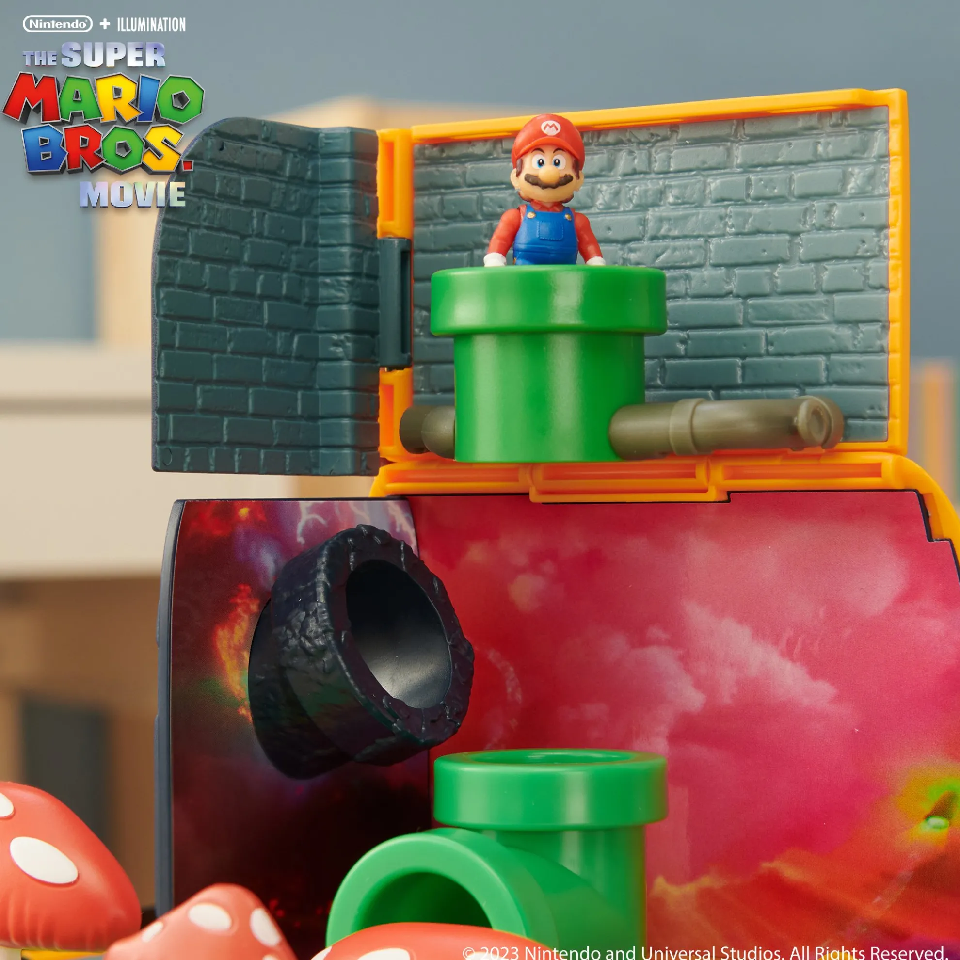 Van Playset With 1.25-Inch Mini Mario Figure