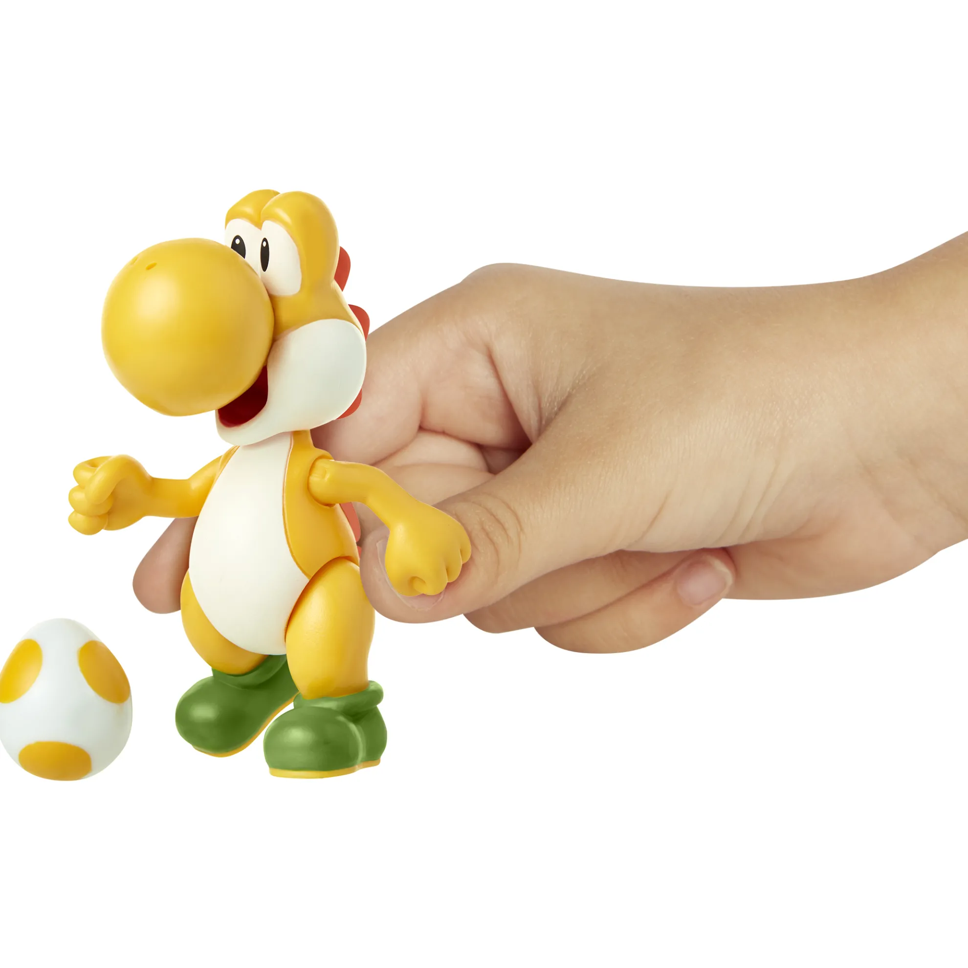 Yellow Yoshi With Egg 4-Inch Articulated Figure