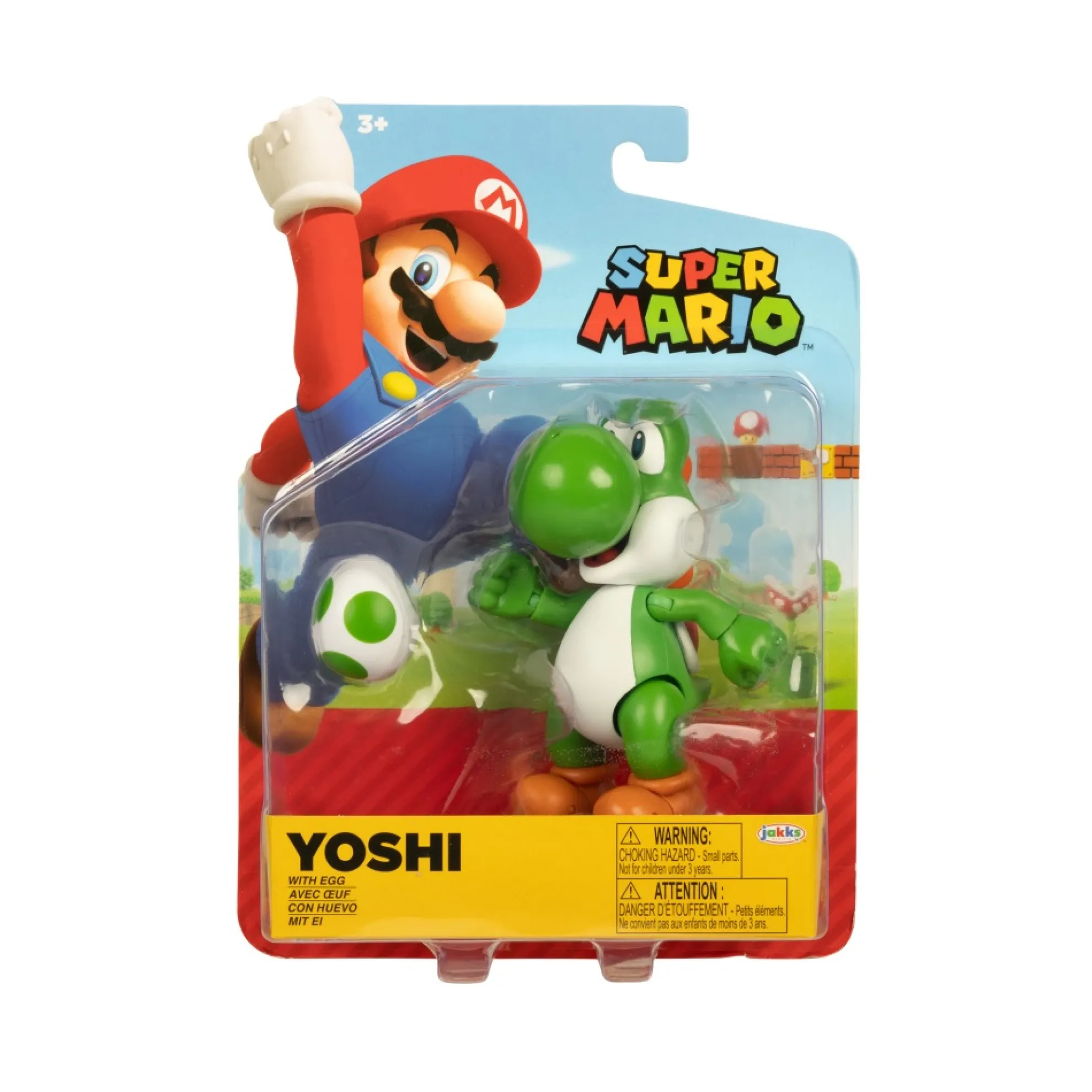 Yoshi 4-Inch Articulated Figure With Egg