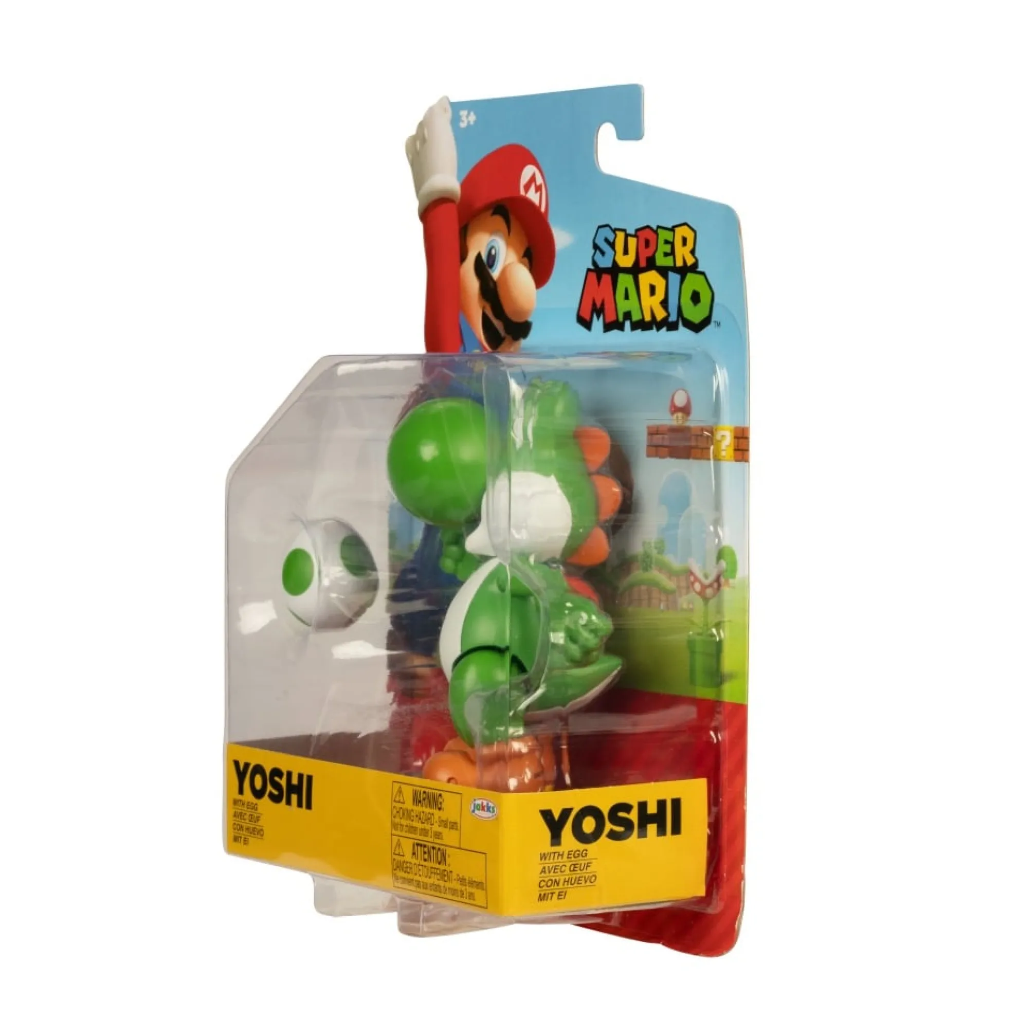 Yoshi 4-Inch Articulated Figure With Egg